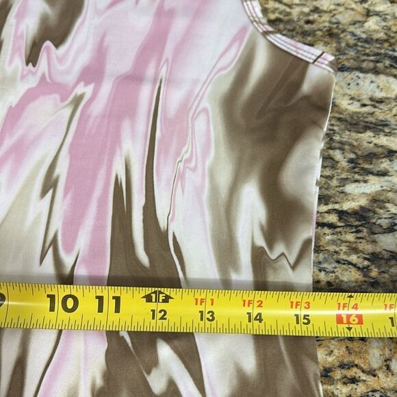 Athleta Sleeveless Crew Neck Abstract Print Stretch Top Size M - Picture 6 of 8